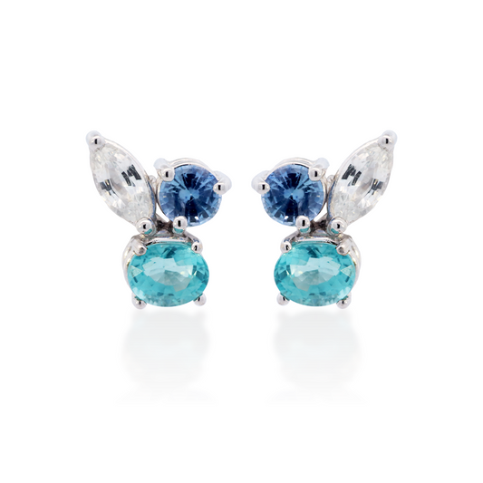 Azure Cascade Earrings