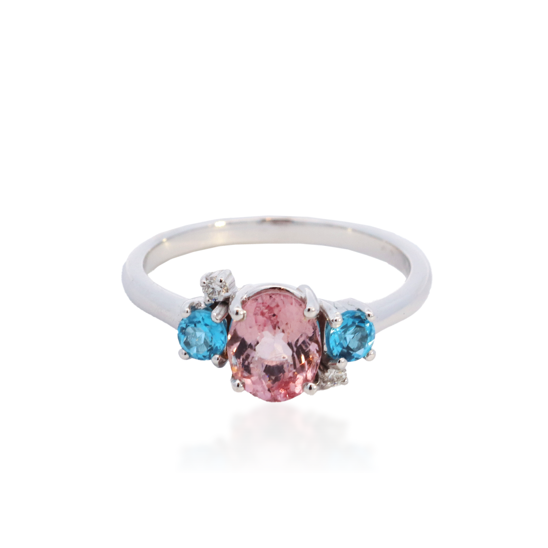 Tourmaline Bloom Ring