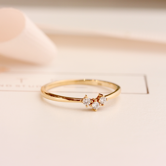 Trio Diamond Ring